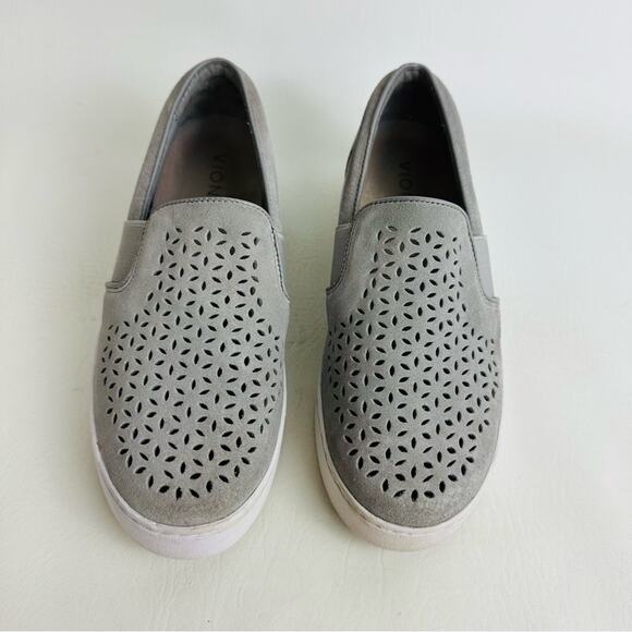 Vionic Womens Shoes Grey Splendid Kani Slip-On Loafers Comfort Sneaker Size 6 - Picture 4 of 13